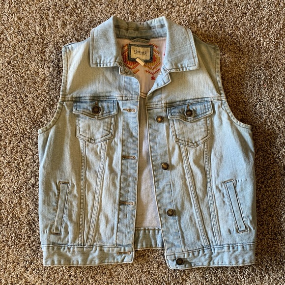 Forever 21 Denim Vest - Picture 1 of 3